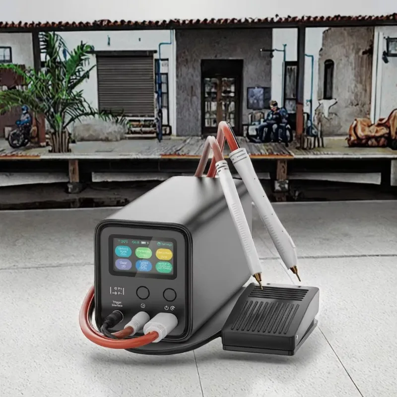Awithz 10.5kw Farad Capacitance DIY Portable Spot Welding Machine for 18650 Lithium Battery 0.4mm Metal New Condition