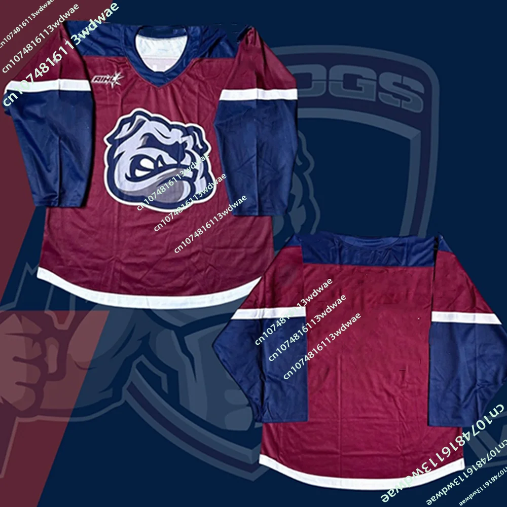 

NEW 2026 AIHL Australia Sydney Ice Dogs Men's Ice Hockey Jersey 3D Pint Long Sleeve Sport Adult Casual Quick-dry T-Shirt Moto