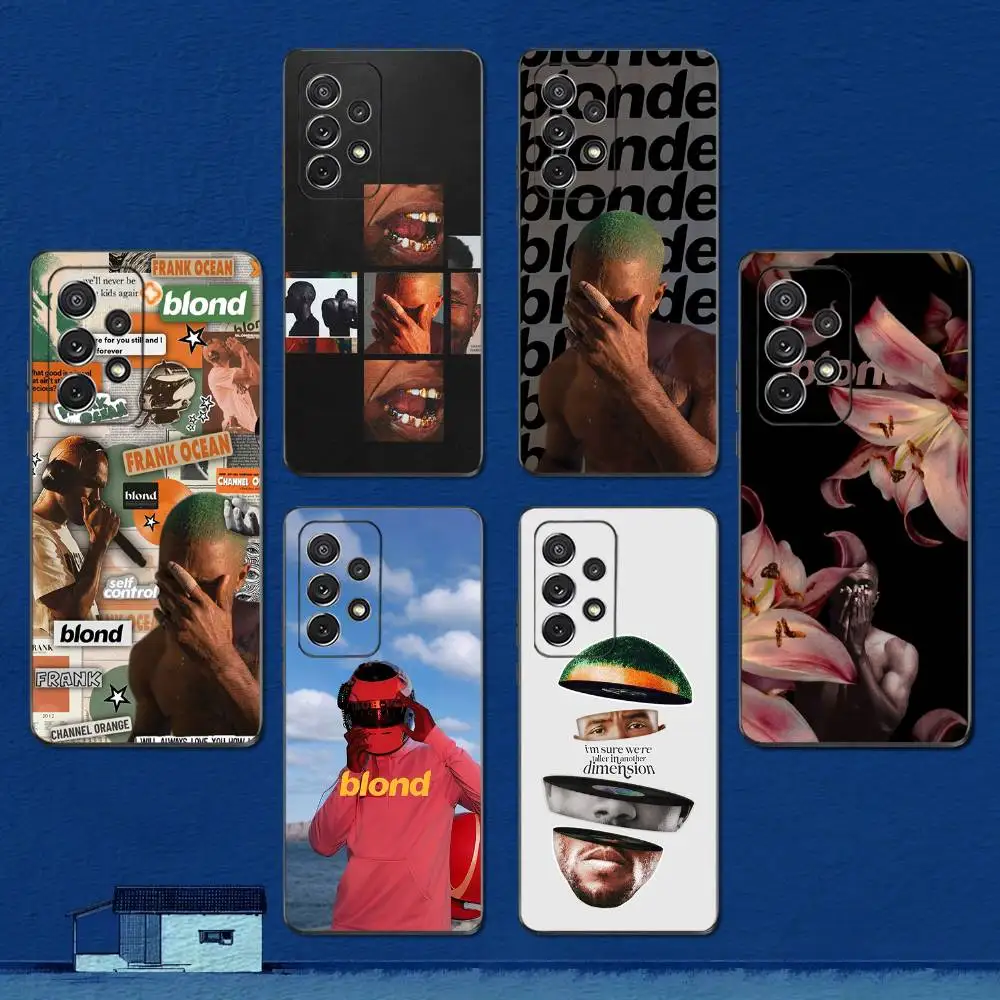 

Singer F-FRANK B-Blonde Hot Phone Case For Samsung S22,S21,S20,S10,S9,S25,S24,S23,Ultra,FE,Plus,Lite,Soft Silicone Black Cover