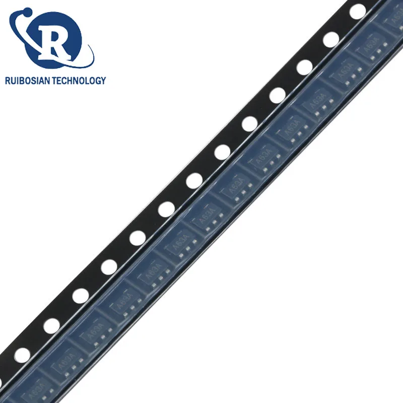 50 PCS LM321 LM321MFX SOT23-5 A63A Silk ScreenLow Power Amplificador Operacional