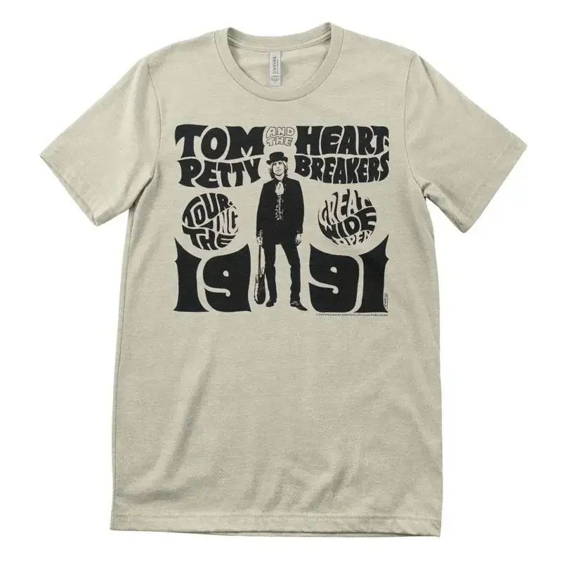 Licensed Tom Kleinlich The Heartbreaker Great Wide Open Mens T shirt