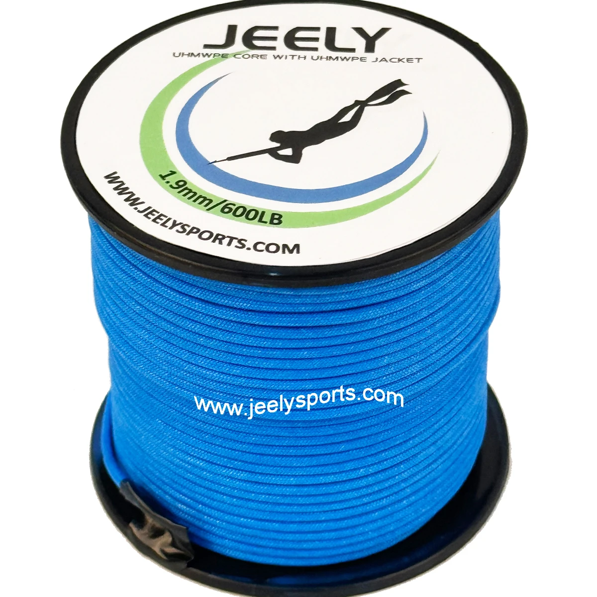 Jeely 50m 1.9mm 600lb UHMWPE Jacket Rope Spearfishing Line