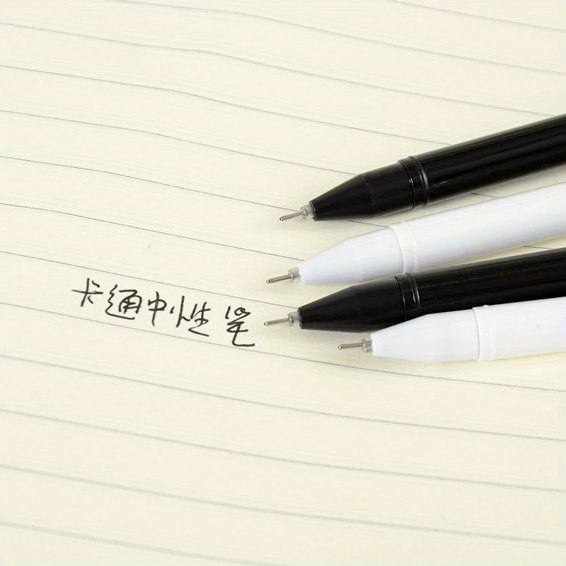 10 قطع من أقلام جل كاواي كات باو، أقلام كتابة ناعمة بالحبر 0.5 مم، أقلام توقيع لطيفة للمدرسة والمكتب واليوميات، أنماط عشوائية #4