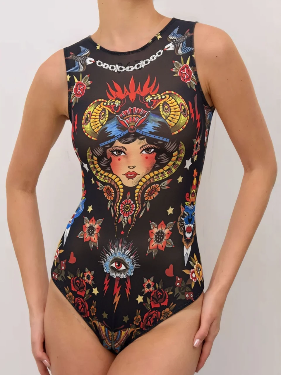 Цельный сетчатый купальник с принтом 2025, женский праздничный купальник, женский купальный костюм, боди для плавания, пляжная одежда, летний купальник