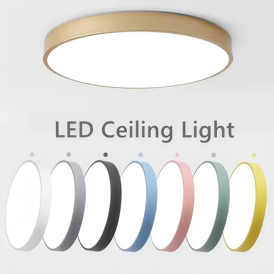 

Macaron Modern LED Ceiling Light Living Room Bedroom Light Corridor Balcony LED Ceiling lamp Kitchen Ceiling Lights Homelighting