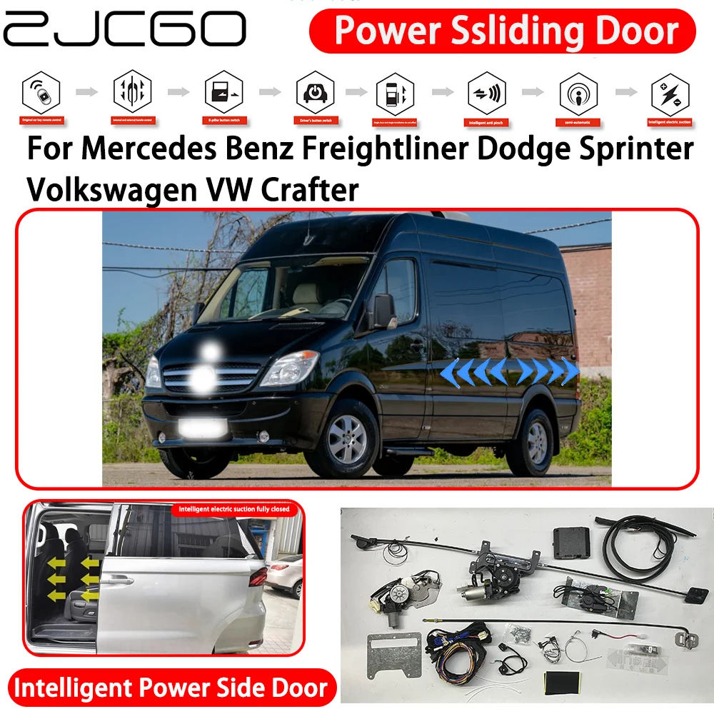 for Mercedes Benz Freightliner Dodge Sprinter Volkswagen VW Crafter MPV Electric Left Right Sliding Side Door Motor Retrofit Kit
