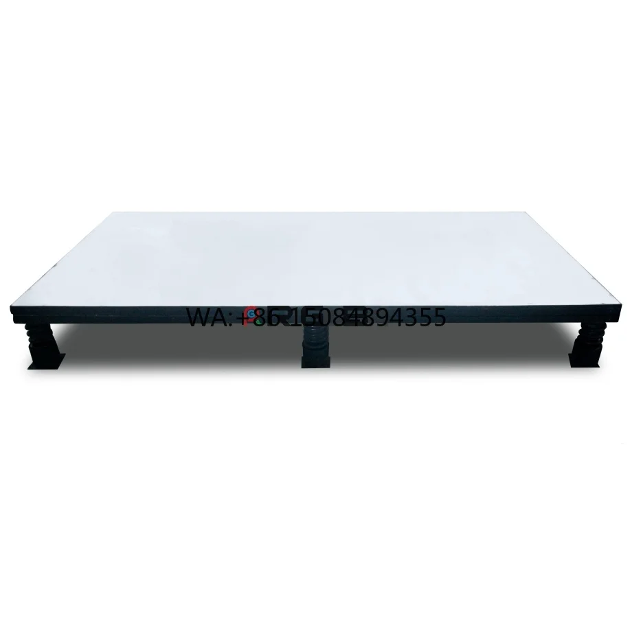 High Quality Hydraulic  Custom Made LED  Spring Stage  Glass Acrylic Bouncing Stage for Game Party