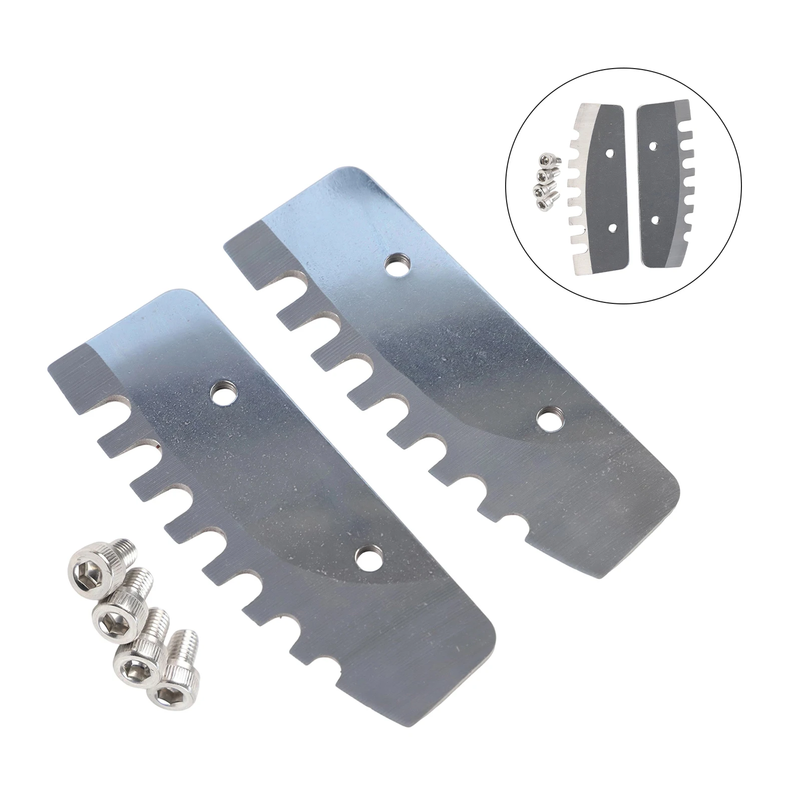 

2333211111 2pcs/set 8 Inches IceAuger ReplacementBlades Stainless Steel Auger Blades For Power IceAuger Tool Accessories