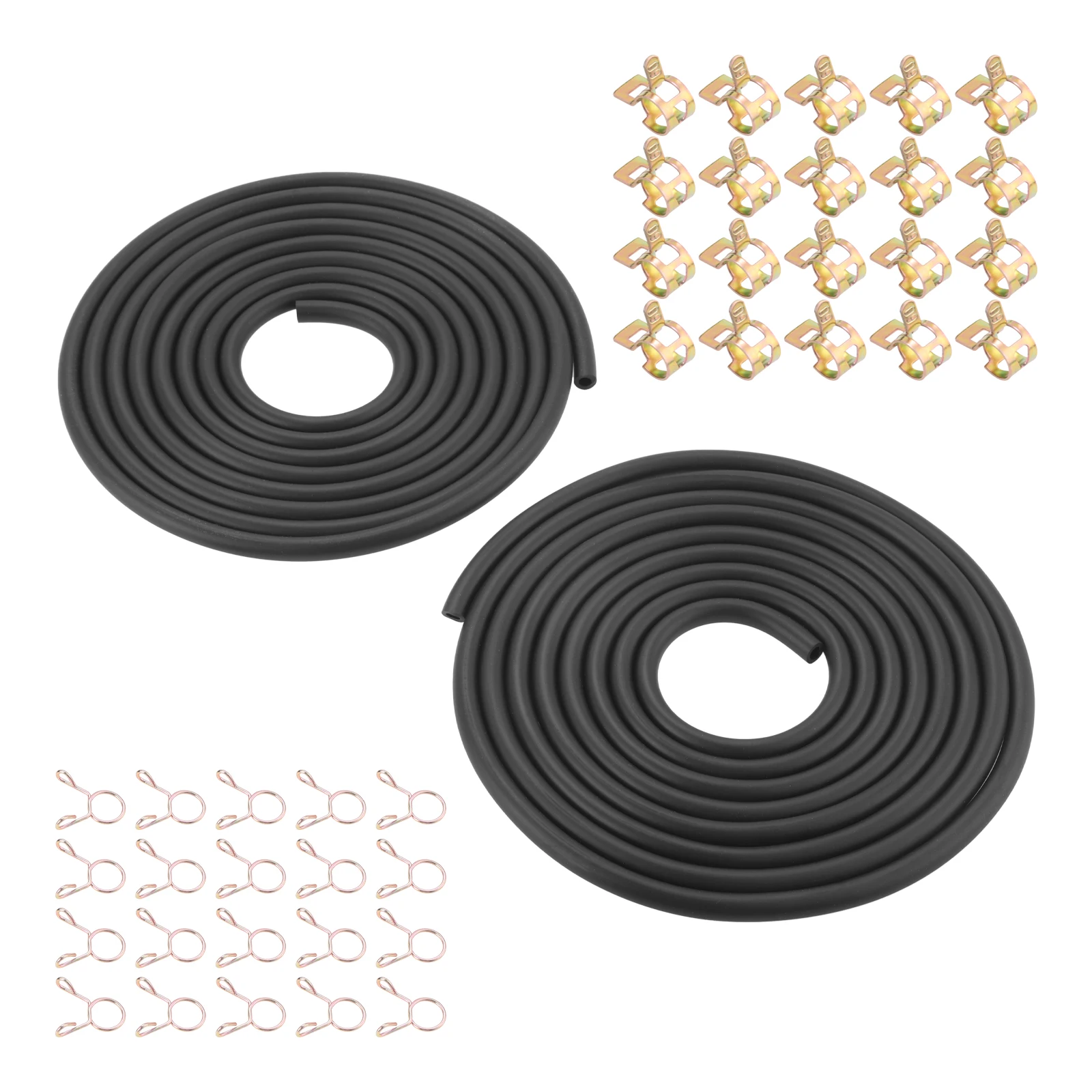 3M 5mm*8mm Fuel Tubing Carburetor Fuel Vent Line Gas Pipe Kit Universal for Chainsaws Blowers Small Engine with 20pcs Hose Clamp