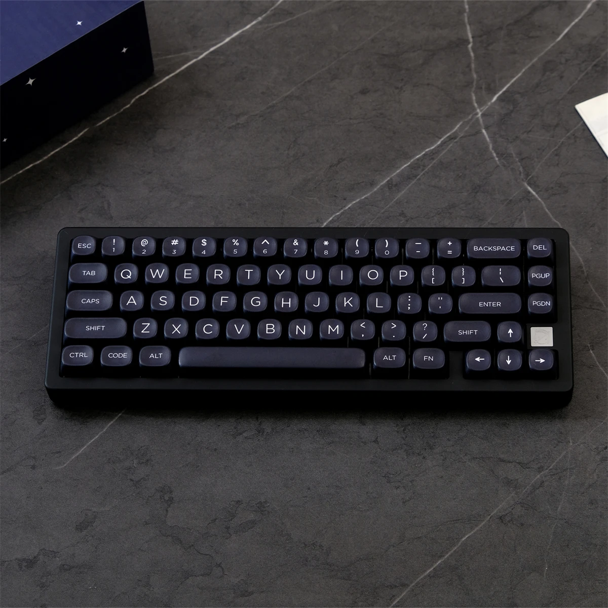 

125-клавишные колпачки для клавиш WOB GMK, минималистичный черный набор колпачков MOA для Mx Cherry Switch DIY ISO Layout GMK Механическая клавиатура