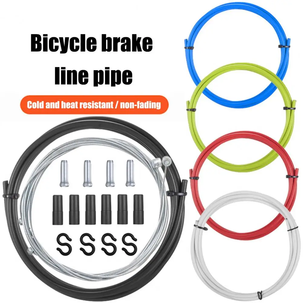 Bicycle Brake Cable Set S-shaped Hook Outer Tube Inner Cable Universal Mountain Bike Brake Cable Bike Accessories 자전거 bicicleta