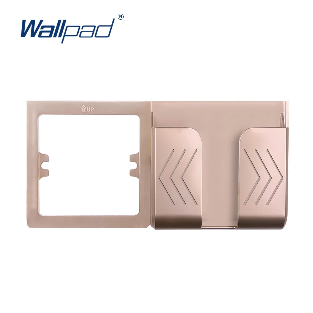 Wallpad Super easy to use mobile phone bracket Holder shelf For EU UKstandard wall Power socket with usb Typec electric outlet