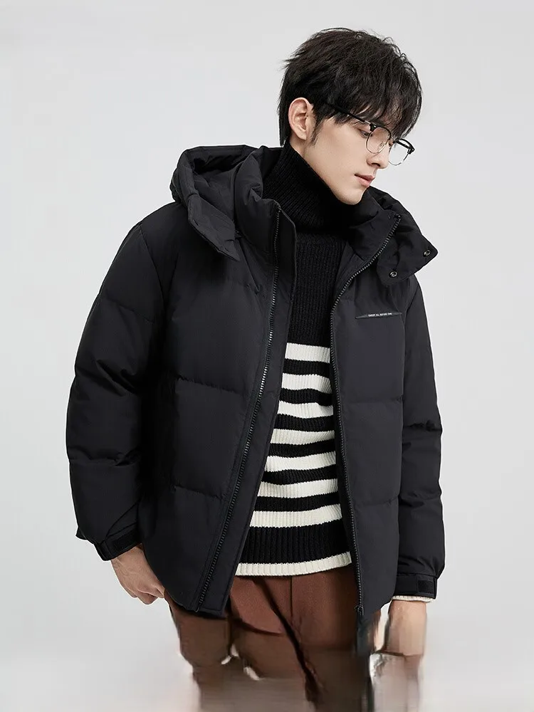 

Зимняя утепленная хлопковая куртка-пуховик в корейском стиле для пар, с длинными рукавами, на молнии