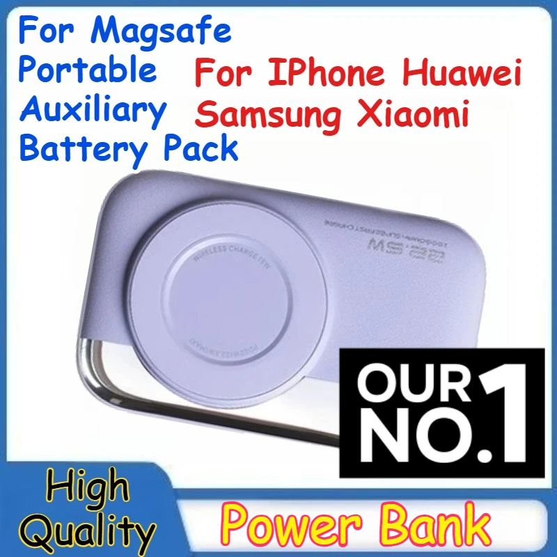 

Magnetic Power Bank Wireless Fast Charger for IPhone Huawei Samsung Xiaomi for Magsafe Portable Auxiliary Battery Pack