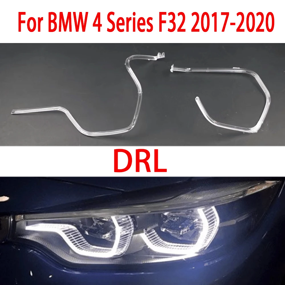 Fit For BMW 4 Series F32 F36 17-20 High-LED DRL Car Headlight Light Guide Strip Daytime Running Light Tube Angel Eye