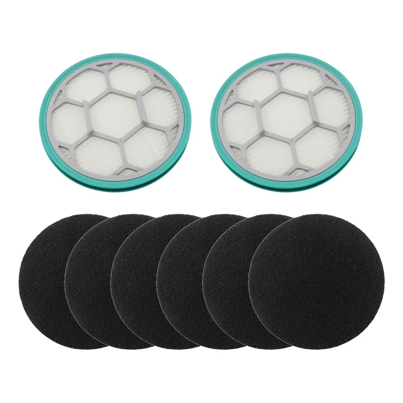 Hepa Filter Sponge Replacement Parts Kit For Neakasa/Neabot P1 Pro Pet Grooming Kit & Vacuum (2 Hepa Filters+6 Sponge)