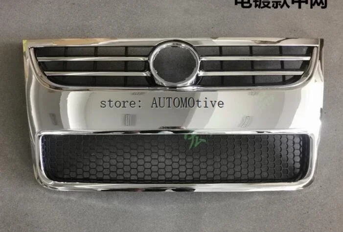 2008-2010 czarny dla Volkswagen VW Touareg ABS chromowany miodowy zderzak kratka z siatki, przednie Grill samochodowy Grille