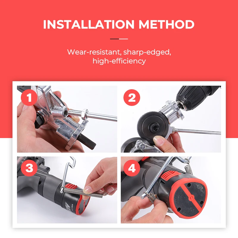 Imagem -05 - Broca Elétrica Metal Sheet Cutter Sheet Cutter Ferramenta de Corte Livre Nibbler Cortar a Placa Punch Scissors Ferro Tin 0.8m