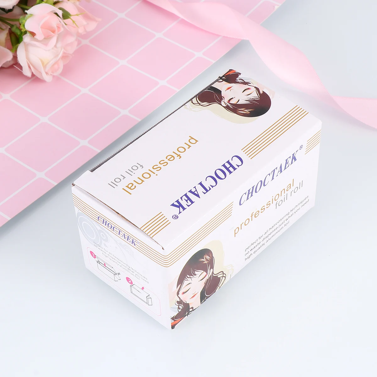 

Perm Tin Foil Hair Coloring Tinfoil Modeling Hairdressing White Styling Tool Disposable Easy Storage Versatile Salon Kitchen