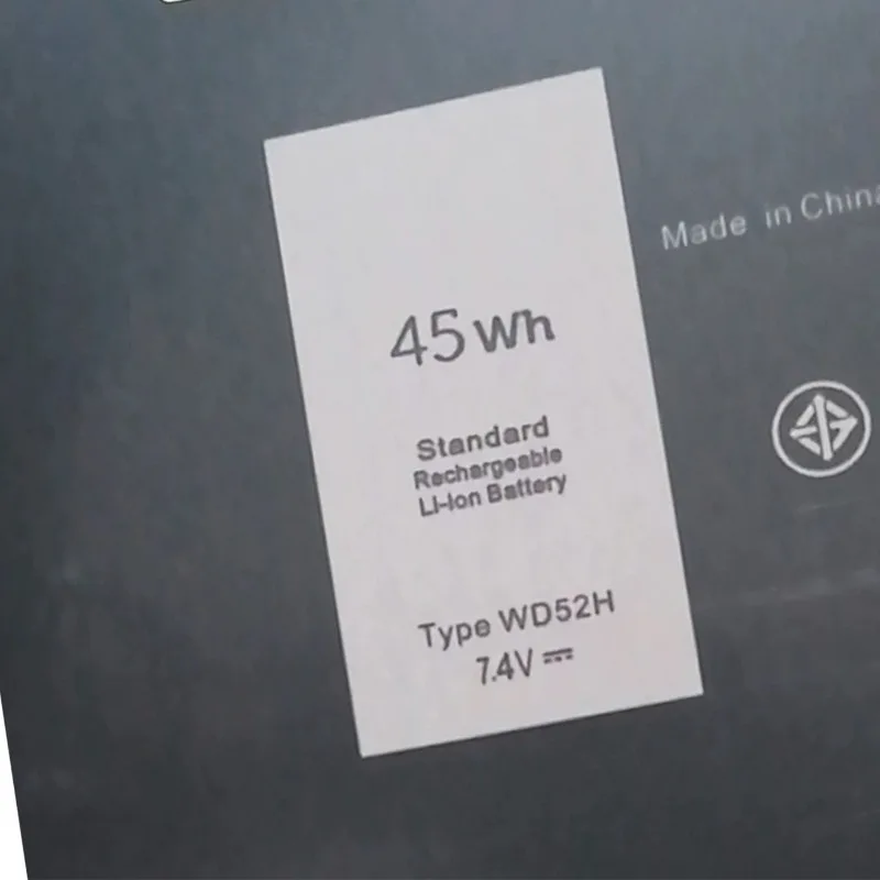 WD52H 7.4V 5900mAh 45Wh batterie d'ordinateur portable pour DELL Latitude E7240 E7250 W57CV 0W57CV GVD76 NCVFO VFV59 VPH5X KWFFN F3G33 HJ8KP