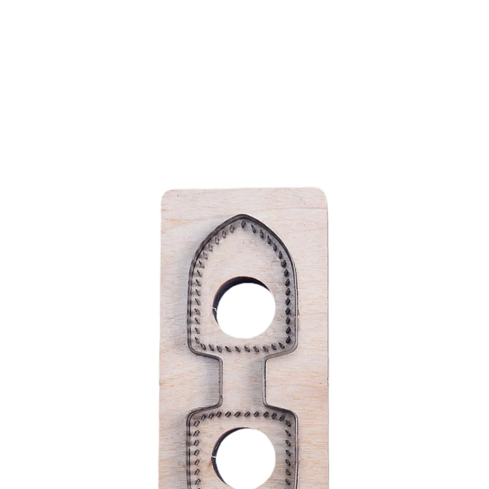 Leather Cutting Die Key Ring Punch Template for Keychain Househld Embossing