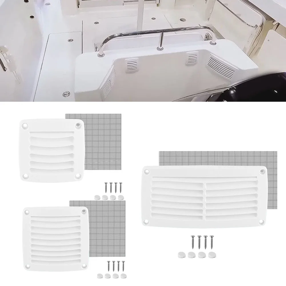 For Comfortable Travels Louvered Ventilation Grille Deck Air Grille Louvered Ventilation Grille Cover Quick Installation