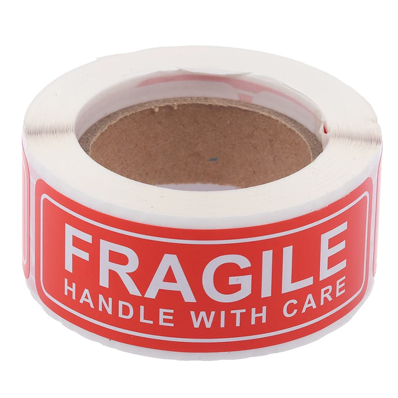 150Pcs/Roll Fragile Label Stickers Handle with Care Thank You Warning Signs Tags