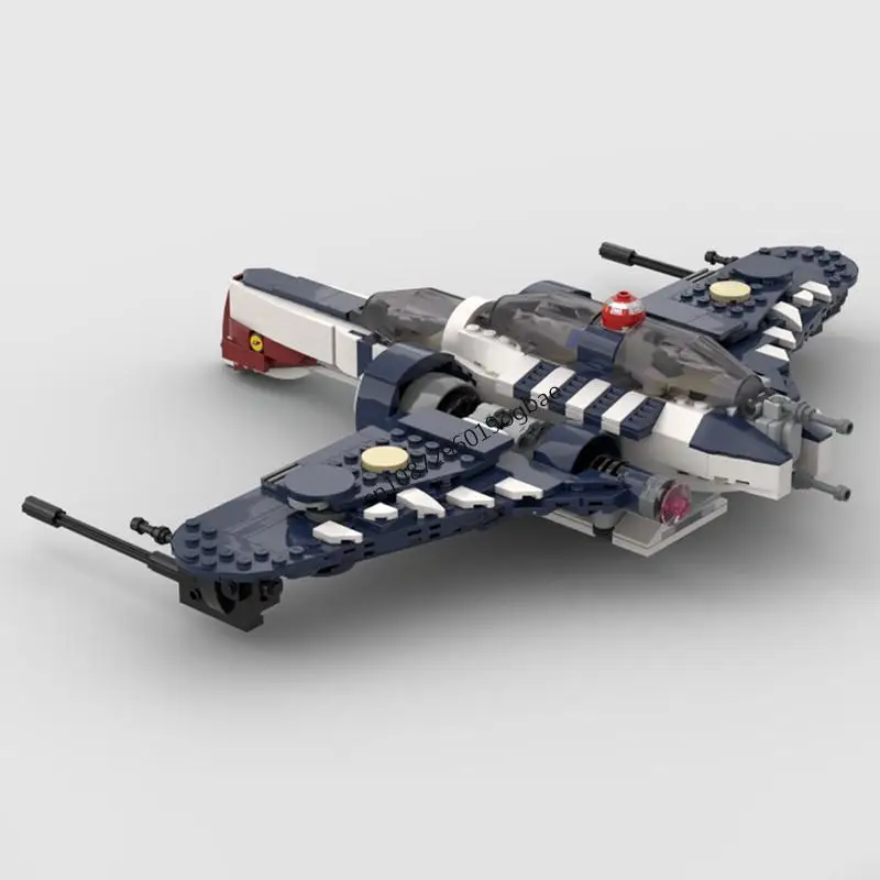NEW 666PCS star battle Movie Muunilinst ARC-170 space fighter model DIY creative ideas Child Toy Assembly Puzzle Gift MOC-75402