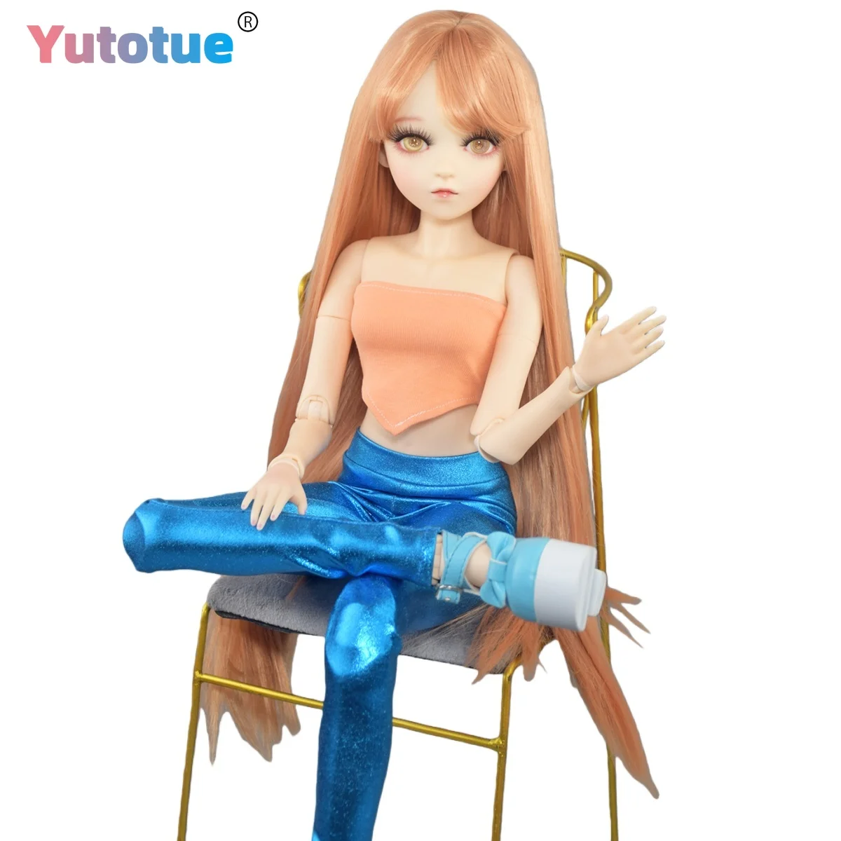 

YUTOTUE 60 см высота золотые глаза модная кукла для девочек 1/3 BJD кукла игрушка обновление макияж реалистичный детский подарок