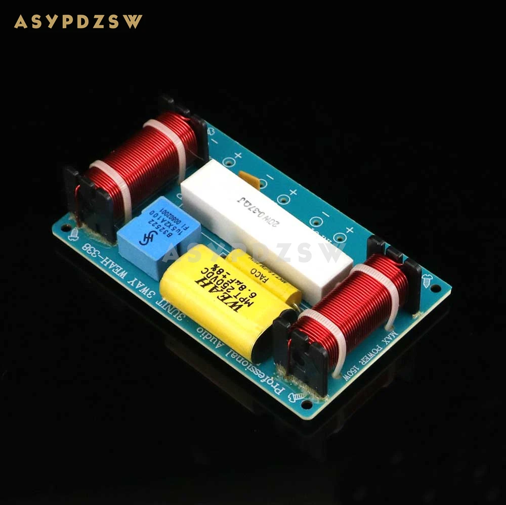 

WEAH-338 TREBLE MEDIANT BASS 3 Way speaker frequency divider board 4--8 ohm 120W