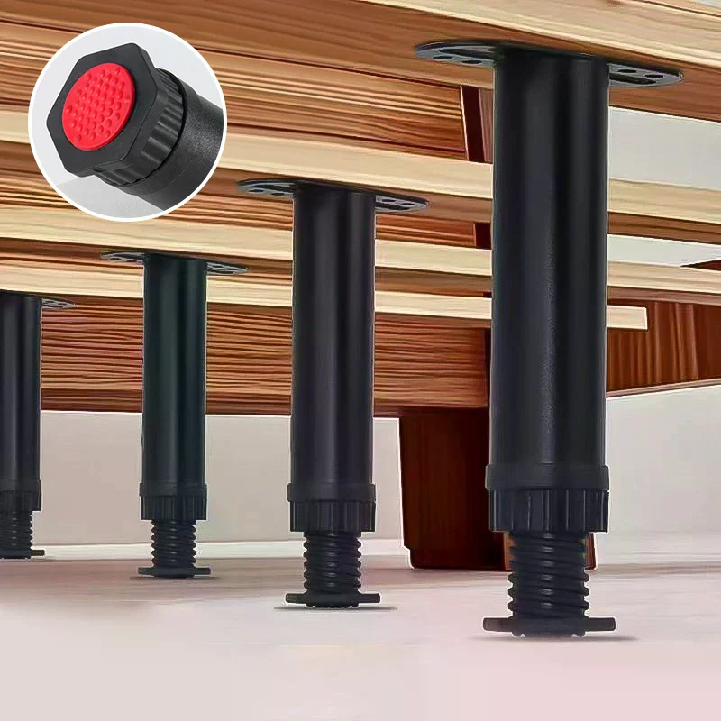 Telescopic Adjustable Bed Beam Support Furniture Legs Load Bearing Non-Slip Noise Reducing Base For Sofas, Bed Frames, Tables