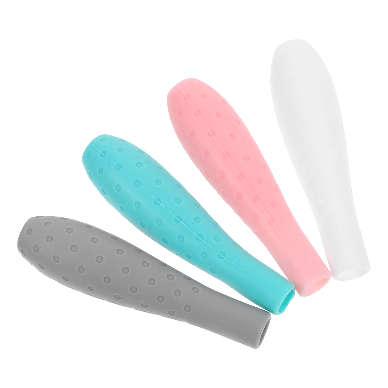 

4 Pcs Handwriting Pen Accessories Ergonomic Non Slip Silicone Grip Holder Stylus Pen Case Drawing Supplies Practical