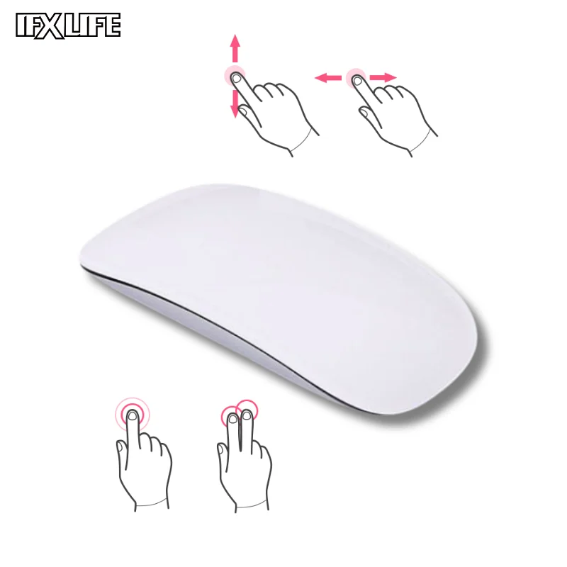 

IFXLIFE Wireless Bluetooth Mouse for APPLE Mac Book Macbook Air Pro Ergonomic Design Multi-touch BT