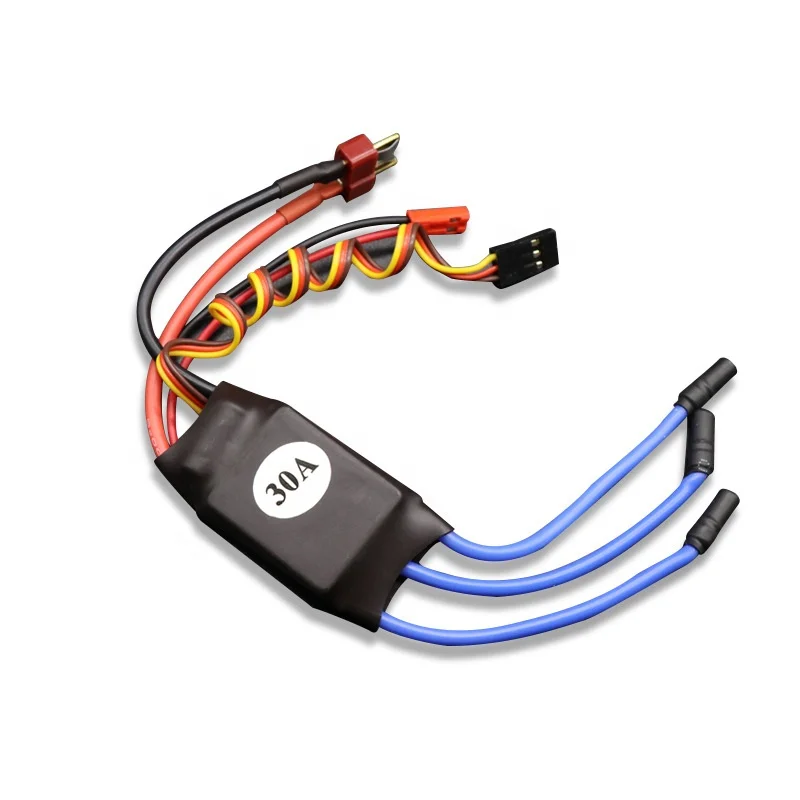 5PCS XXD HW 30A Brushless ESC For 2-3S Motors Electronic Governor Speed Control 5V 2A BEC JST Conector SU27 For Fixed-wing Aircr