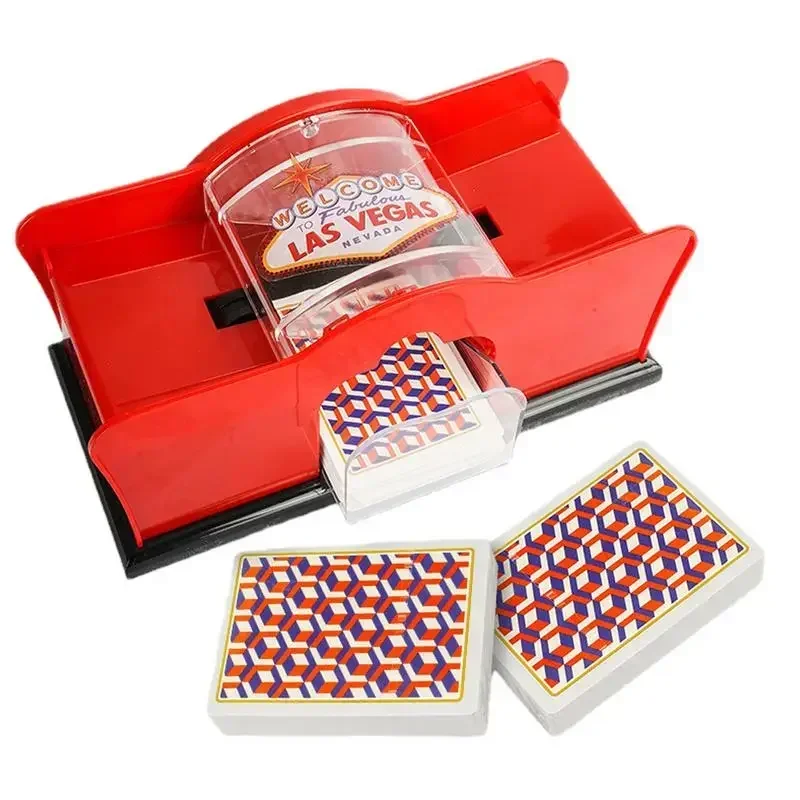 

1pc Game Card shuffler Automatic shuffle machine for Paying Shuffle Machine Playing Card Party Shuffler Mixer Friends Party