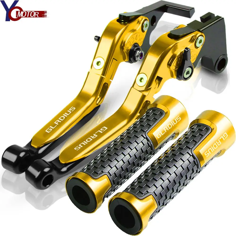 

Motorcycle Accessories Folding Extendable Brake Clutch Levers and handlebar grips FOR Suzuki SFV650 GLADIU Gladius 2009-2016