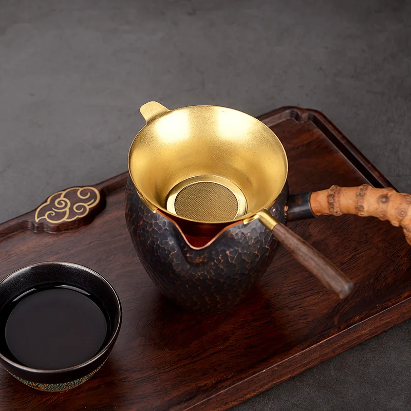 

304 Stainless Steel Tea Strainer Cocktail Copper Strainer Sieve Bar Set