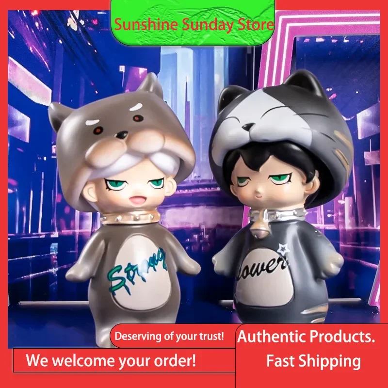 

Genuine Costume Party Blind Box Figurines Trendy Toys Desktop Animal Boy Ornaments Cool Cartoon Dolls Birthday Gifts Glue