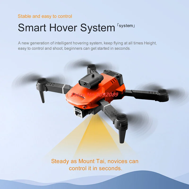 Mini Four-Sided Obstacle Avoidance Drone 4K HD Dual Camera Drone With Obstacle Avoidance RC Helicopter Folding Quadcopter Toys