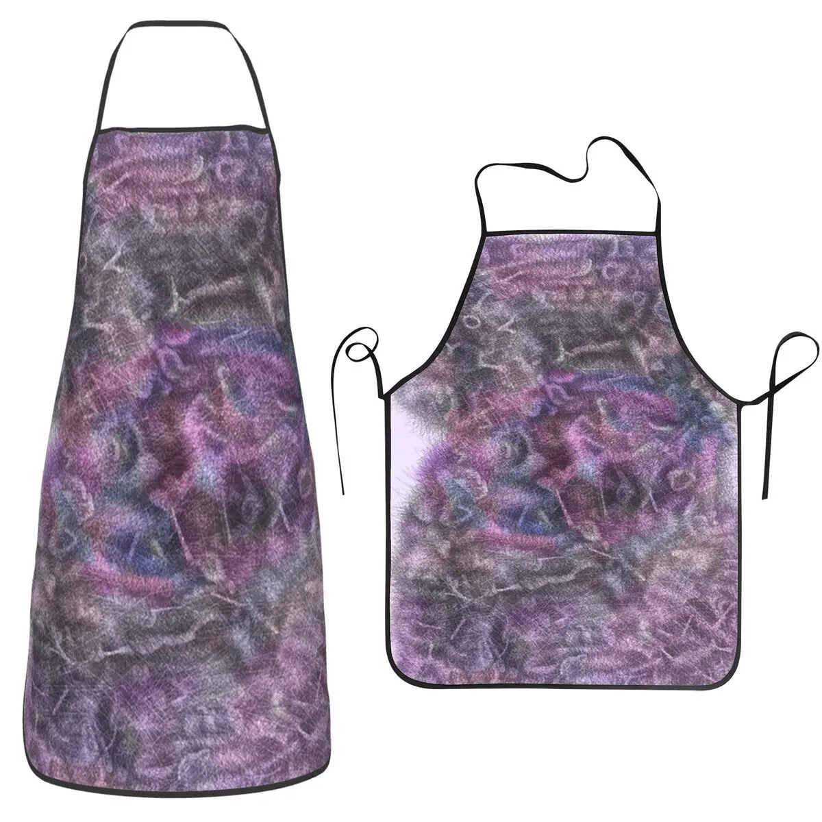 Digital Sketch #10A Apron Chef Baking Tablier Waterproof Bib Kitchen Cleaning Pinafore for Women Men Gardening