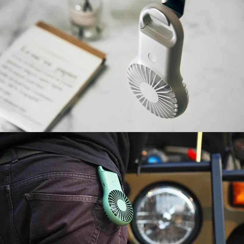 New Creative Handheld Pocket Mini Fan Handheld Portable Charging Outdoor USB Fan Portable Gift