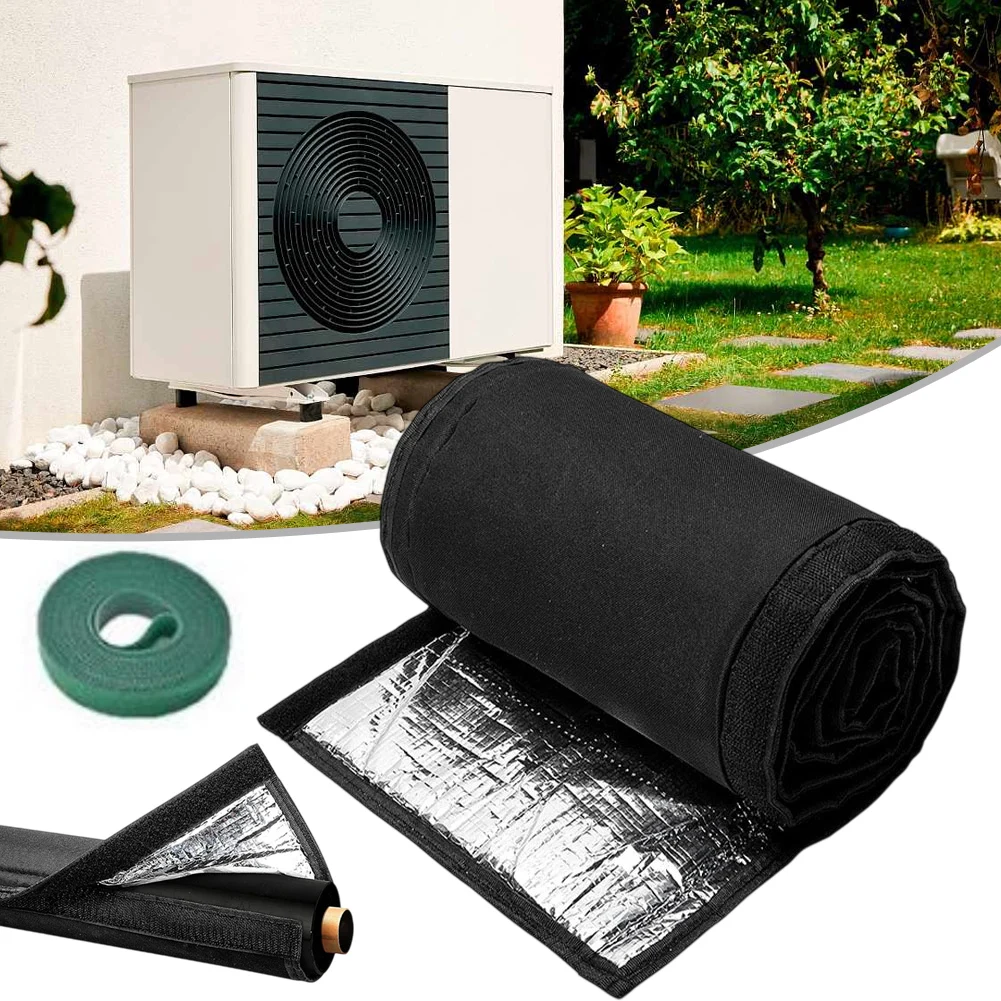 Outdoor HVAC Pipe Insulation Cover Featuring 3 Layers of 600D Oxford Cloth Pearl Cotton and Aluminum Foil for Long Lasting Use