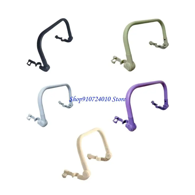 

77HD Nonslip Strollers Armrest Bumper Universal Compatibility Soft Touches PU Leather Infant Carriage Handle Safety Feature