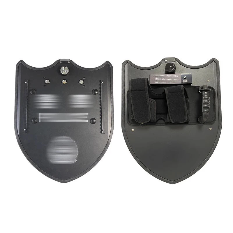 Aluminum alloy three-color illuminated arm shield, anti-riot arm shield, security equipment, shield-type arm shield view 5