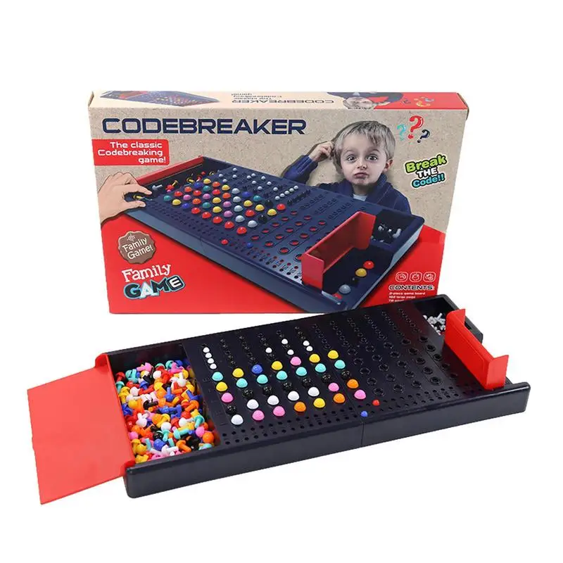 Jeu de société Code Breaker, Surprenant STEM dos, Stratégie, Excellent cadeau de vacances pour les enfants, Améliorer leur pensée logique