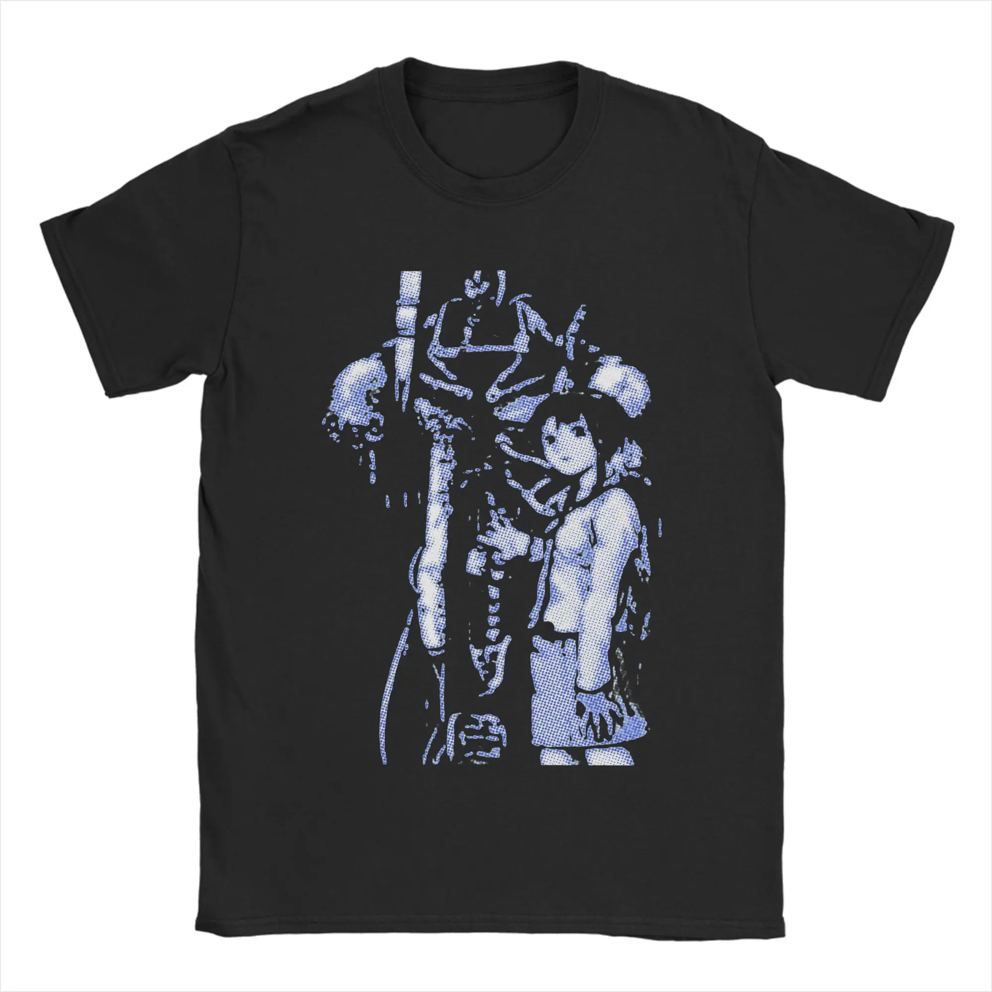 Men Women Serial Experiments Lain T Shirt  Pure Cotton Clothing Fun Short Sleeve Round Neck Tees Gift Idea T-Shirt