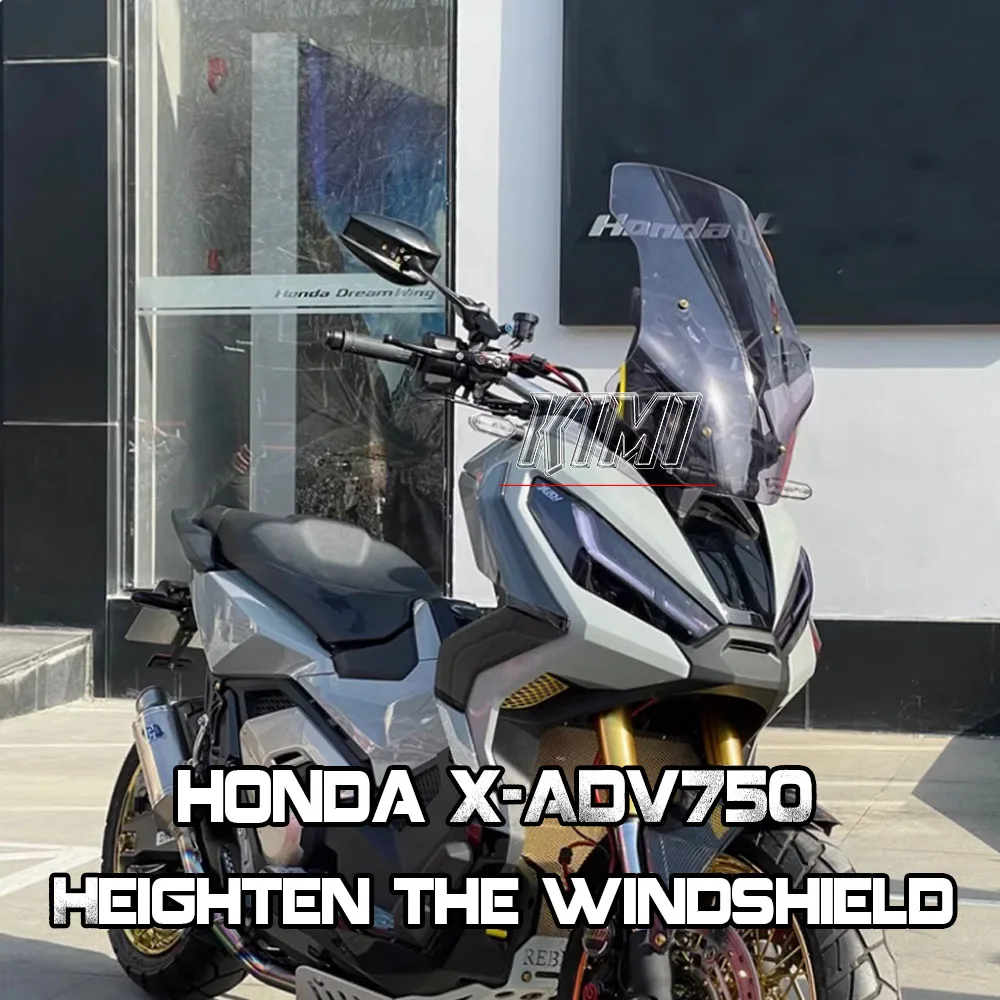 

FOR HONDA X-ADV750 2023 Motorcycle Windshield XADV750 Modified Heightened Front Windshield Accessories