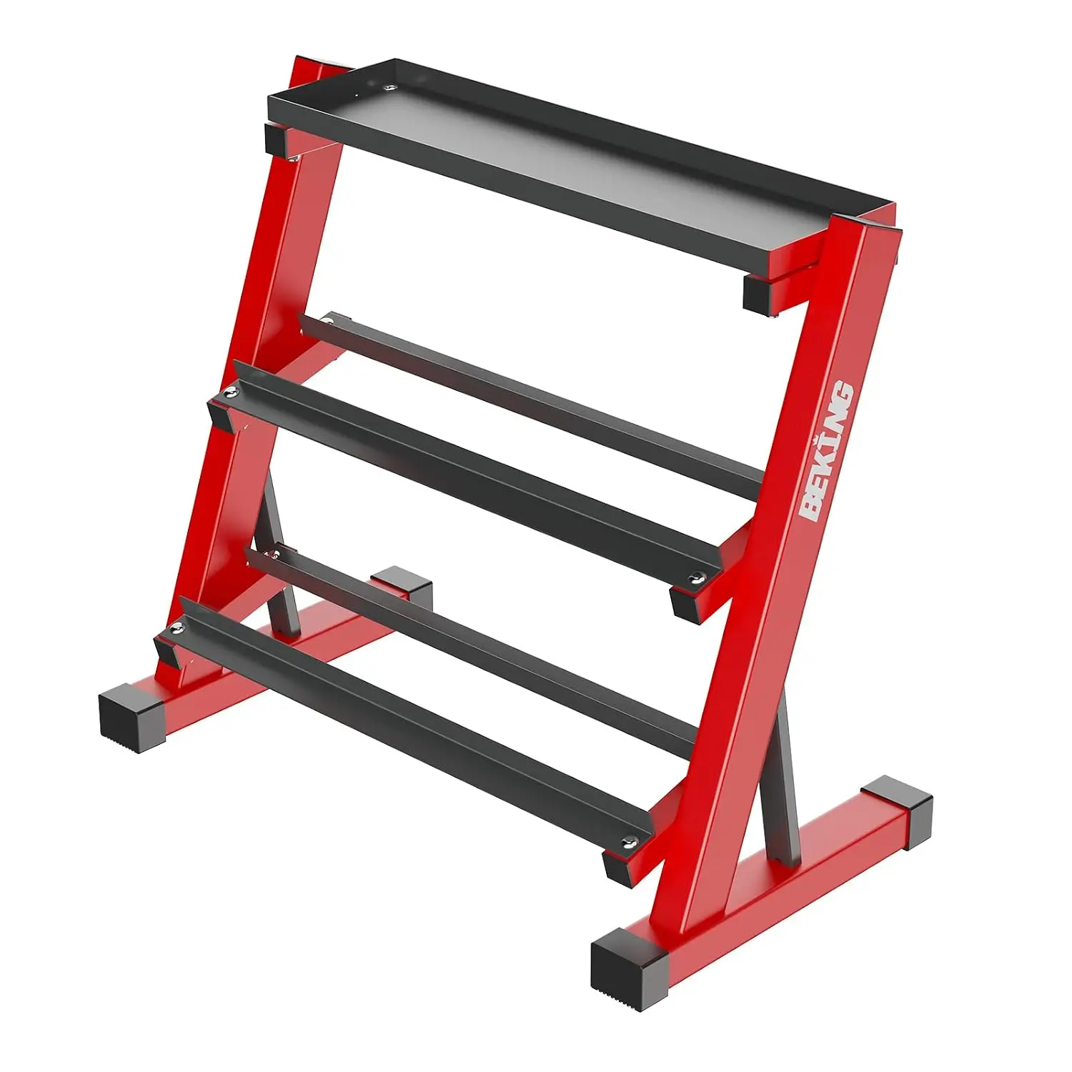3 Tier Dumbbell Rack,1000LB Capacity Weight Storage Rack for Home Gym Fitness,Multifunctional Free Weight Organizer Stand