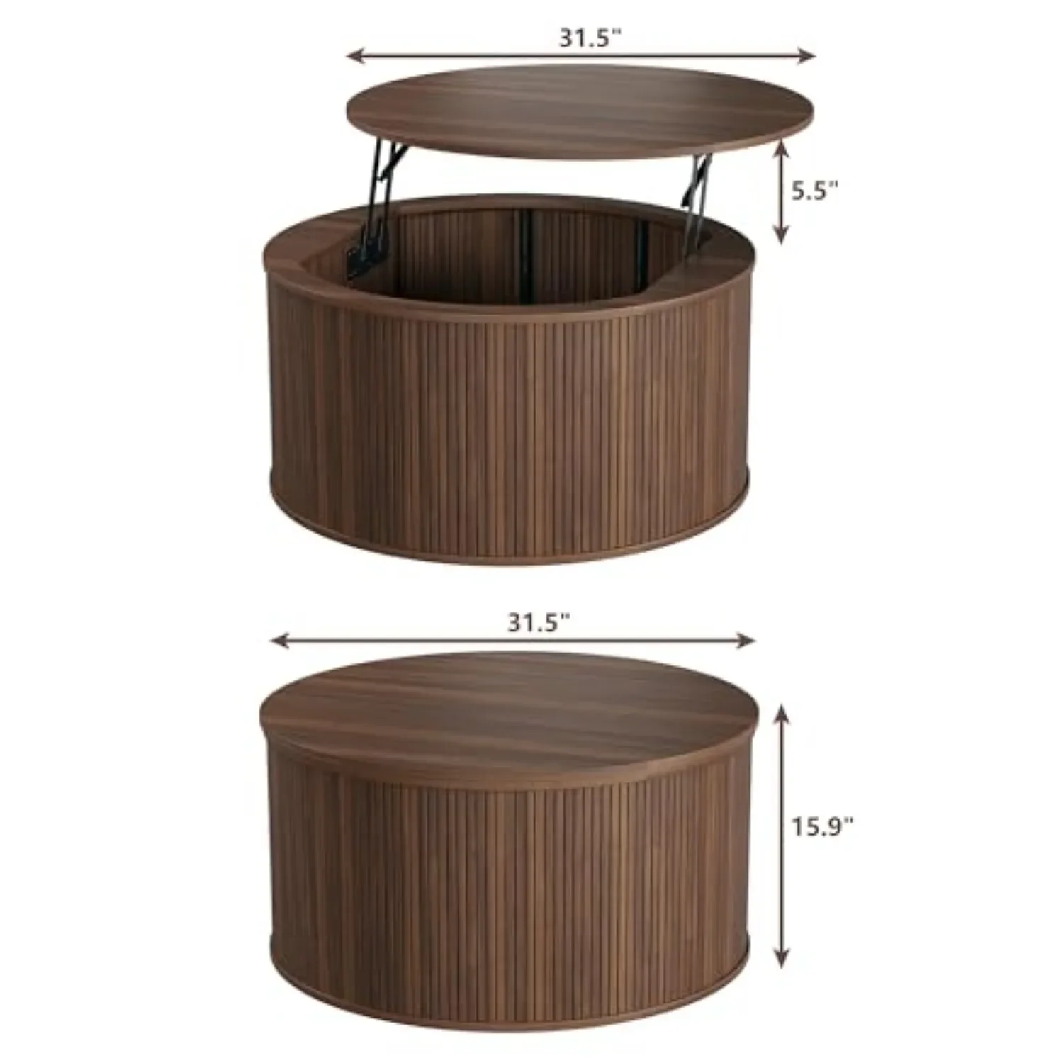 Classic Sleek Durable Coffee Table Versatile Adjustable Convenient Rectangular Coffee Table Mesa Centro Household Furniture