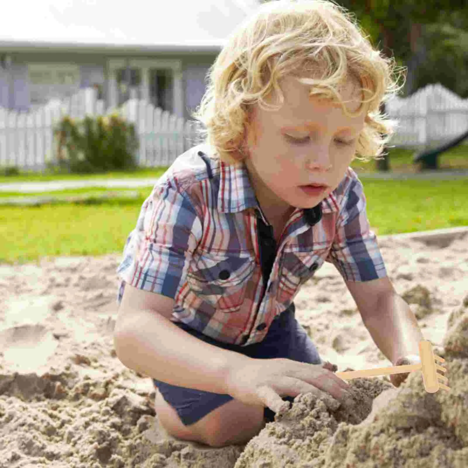 Zen Sand Tischrechen Gartengeräte für Schreibtisch Sandkasten Dekorationen Zubehör Kunststoff Handwerk Tablett Büro